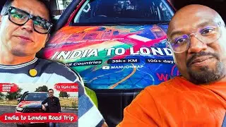India to London Road Trip Explained Driving Route Prague Stopover@manuonmap