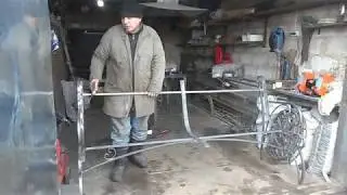 Кованая разборная садовая скамейка от А до Я....