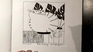Inktober 2020 bulky time lapse drawing