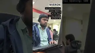Nveron is hiring for the Java Developer Internship ||#shorts #ytshorts #youtubeshorts #utsavchavda