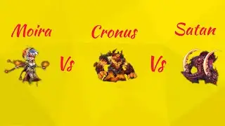 Cronus Vs Satan Vs Moira | Epic Heroes War