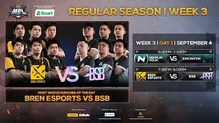 【English LIVE】MPL-PH Season 6 Regular Season Week 3 Day 1