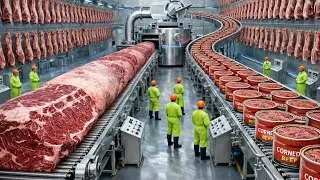 Inside the Corned Beef Factory | How Millions of Pounds of Beef Become Corned Beef (Full Process)