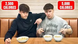 I ate DOUBLE my little brothers diet for a day