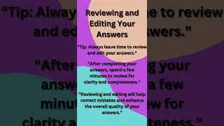 Why Reviewing and Editing Your CIMA Answers is Crucial! #casestudy #cimaexam