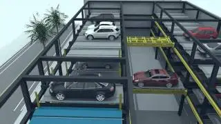 CityLift - Aisle - Fully Automated Retail Above Grade Parking