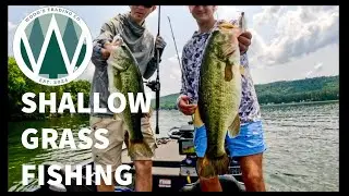 Shallow Grass Fishing on Lake Guntersville! Tips and Tricks to catch lots of Big Bass!