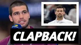 FURIOUS Alcaraz CLAPS BACK at Djokovic Comment After Being ACCUSED of Copying His Serve