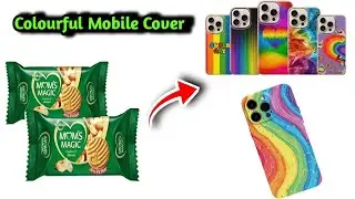 Colorful Mobile Cover Making at Home | Easy DIY Phone Case with Simple Materials | Simple Craft Idea
