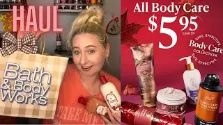 BATH & BODY WORKS ALL BODY CARE $5.95 SALE HAUL!! INCLUDES HAIR CARE + LIP CARE!! Butters & Scrubs! 