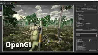 OpenGl terrain rendering... Bob's running field
