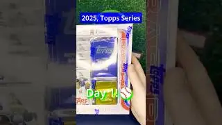 Opening a 2025 Topps Series 1 Super Box Day 1 YT  #baseballcards #baseball #sportscards #thehobby