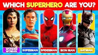 Which Superhero Are You? 🤔🦸 PERSONALITY QUIZ