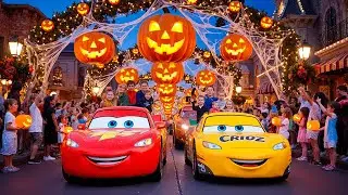 [4K] Cars Land Halloween Parade 2025 | Disneyland Full Parade on Main Street USA