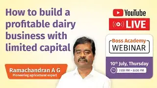How to build a profitable dairy business with limited capital? Join the Webinar