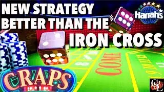 🎲NEW STRATEGY! Better than the Iron Cross! Lower Risk! LIVE IN THE CASINO! Bubble Craps Only Ep 95