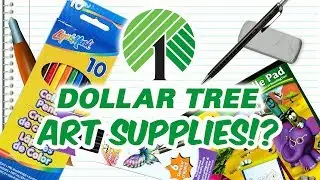 Testing DOLLAR TREE Art Supplies! - Are They Good?