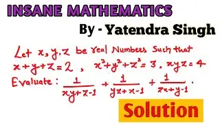 Algebra Q-3 | Pre RMO Questions| How to Solve PRMO Algebra |Algebra For RMO | Algebra For CAT