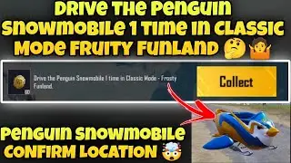 DRIVE THE PENGUIN SNOWMOBILE 1 TIME IN CLASSIC MODE FROSTY FUNLAND ✅ PENGUIN SNOWMOBILE LOCATION