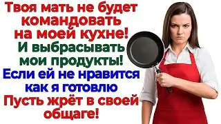 Свекровь решала, чем кормить мужа! А я решила, где им НЕ жить! интересные рассказы жизненные истории
