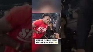 Speed looking rough after Royal Rumble 😳