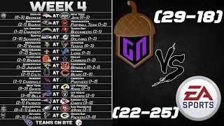 NFL 2020 Predictions - Week 4 | GameNut vs. Madden 21