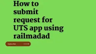 UTS APP HANDSET CHANGE REQUEST/LOGIN ISSUE USING RAILMADAD