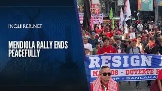 Mendiola rally ends peacefully
