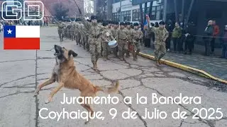 Juramento a la Bandera / Coyhaique - Chile / 9 de  julio de 2025 (Filmación Propia)