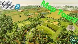 Map Tour! | Adelshoven! | #FS22 | #CJFarms | #GiantsPartnerProgram