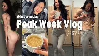 Peak Week Vlog | Ben Weider Natural Pro Qualifier 2025 (Part 1) | Bikini Competitor 