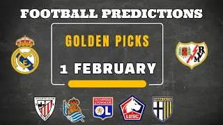 FOOTBALL PREDICTIONS TODAY 01/02/2026 | SERIE A | LALIGA | PREMIER LEAGUE | BUNDESLIGA
