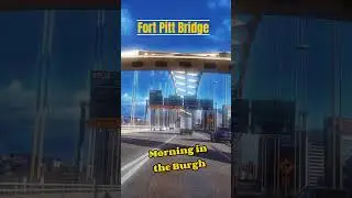 Fort Pitt Bright in the Morning #youtubeshorts #pittsburgh #travel #explore #scenery #dji