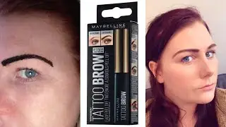 TESTING MAYBELLINE TATTOO BROW TINT #maybelline #tattoobrow #makeup