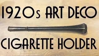 Restoration of a 1920s silver cigarette holder - Art Deco