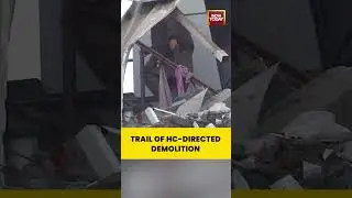 Visuals From Turkman Gate, Delhi, Where MCD Conducted a High Court-Directed Demolition Drive