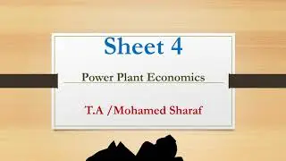 Power Plant Economics   M1423 Power Station