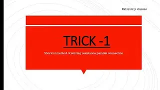 Trick No. -01 | Electrical Engineering| Rahul sir ji classes