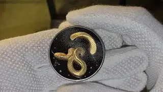 Herpeton Snake 2024 🐍 | 1 Oz High Relief Silver | Le Grand Mint (499 Mintage)