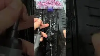 Double the damage, double the repair! Watch this!#Tire #DiyCar #TireRepair #CarEssentials #Usa