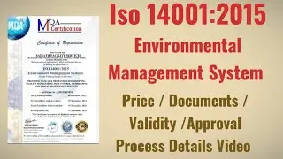 How To Apply ISO 14001: 2015 Certificate | ISO 14001 Environment Management System | ISO 14001 |