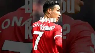 Jaw-dropping fact about Cristiano Ronaldo🤯🔥 #fyp #ronaldo