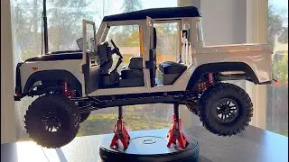 RC Unboxing & RC Upgrade Double E D110 Land Rover Defender Scale Crawler