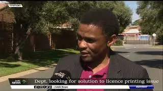 Dept of Transport looking for solution to license printing issue