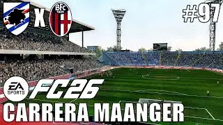 FIFA 26 | #97 CARRERA MANAGER | SAMPDORIA | 30&ordf; RODADA DA S&Eacute;RIE A