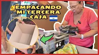 Tercera caja rumbo a El Salvador 📦| Con mi familia ayudándome y cosas para mi casita nueva