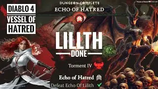 Dance of Knives Rogue Torment 4 Uber Lilith No Spark | Diablo 4 Vessel of Hatred