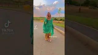 Traditional Pakistani clothing 💚باكستاني #hijabi #muslimtiktok #tiktokhijab #pakistanifashion
