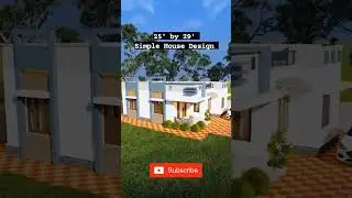 25'x29' House Design 😱😱😱#shorts #house #3d #home @UniqueArchitects