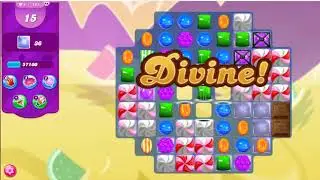 Candy Crush Saga Level #195 NO BOOSTERS | interesting level